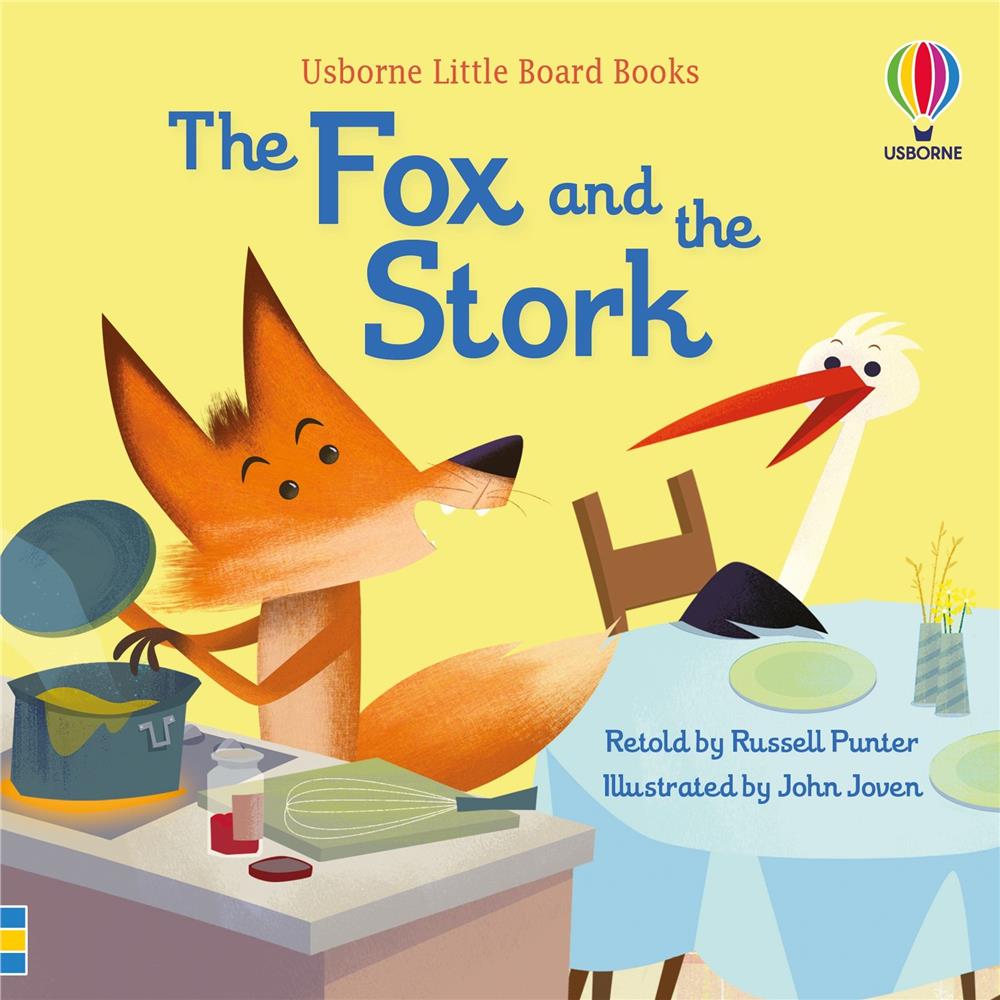 Usborne Publishing Little Board Books: The Fox and the Stork