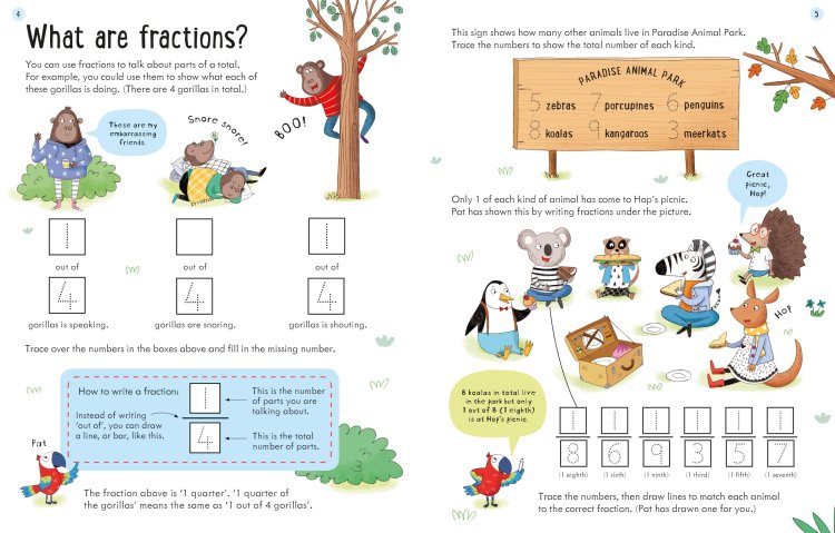Usborne Usborne Workbooks Fractions 7-8