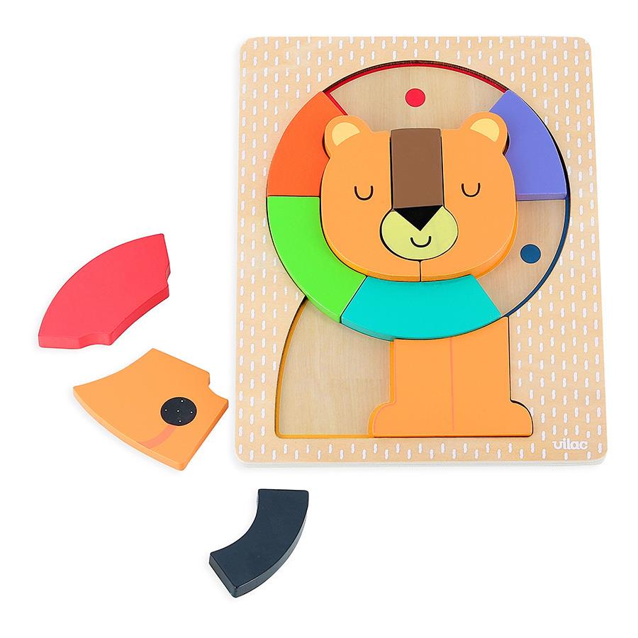 Vilac Eğitici Ahşap Puzzle // Aslan