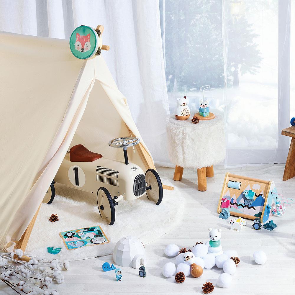 Vilac Vintage Car // White