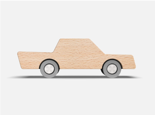 Waytoplay Back & Forth Ahşap Araba // Woody