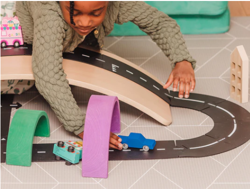 Waytoplay Back & Forth Ahşap Araba // Mavi