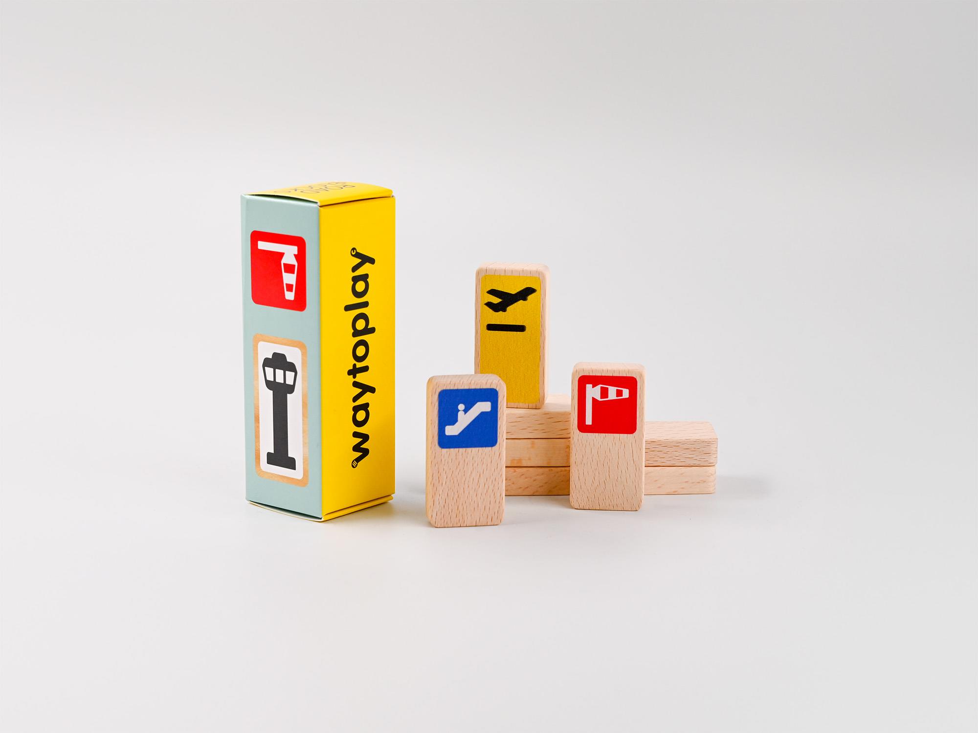 Waytoplay Roadblocks Yol İşaret Seti // Airport Signs