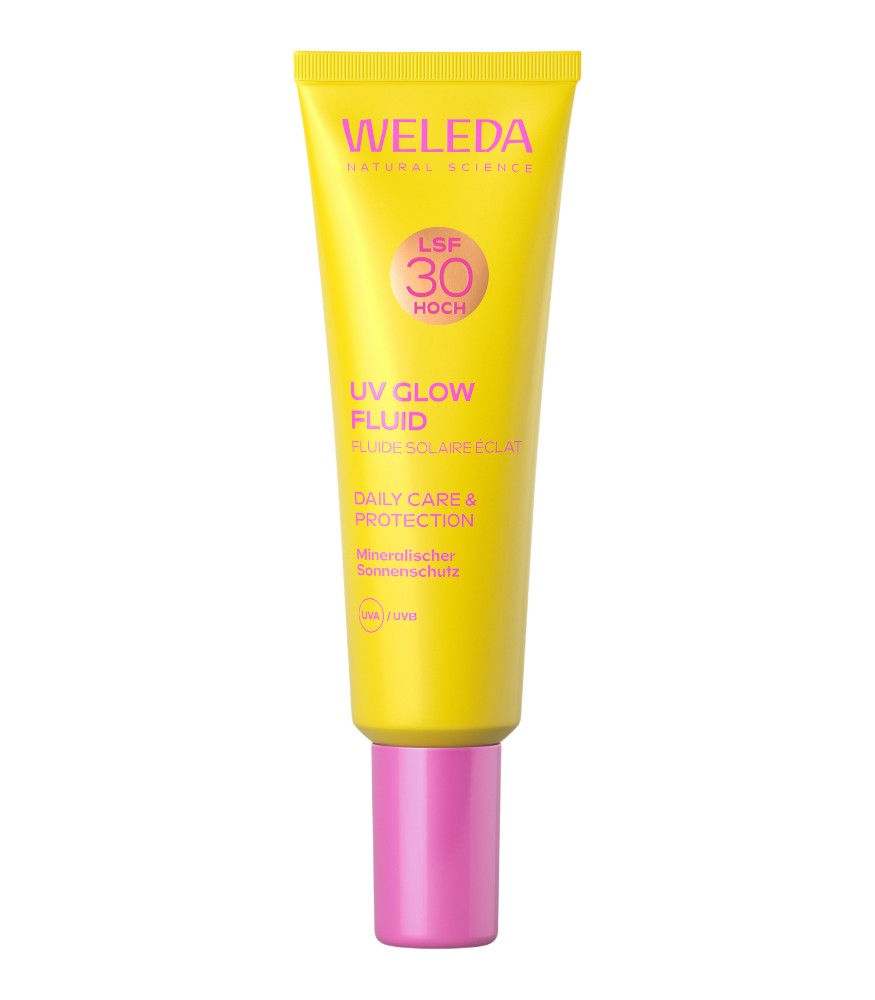 Weleda UV Glow Fluid LSF30 %100 Mineral Doğal Y&uuml;z G&uuml;neş Kremi (SPF30)