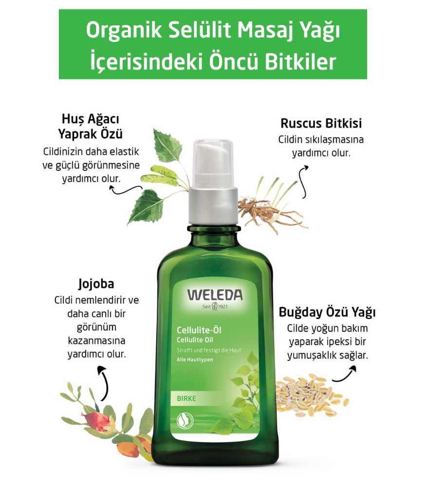 Weleda Selülit Masaj Yağı