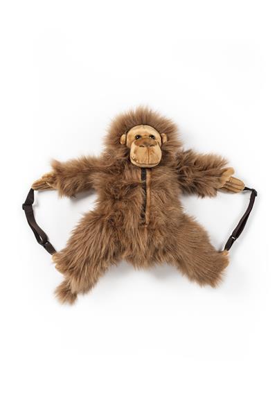 Wild & Soft Fig&uuml;rl&uuml; Peluş Sırt &Ccedil;antası // Maymun
