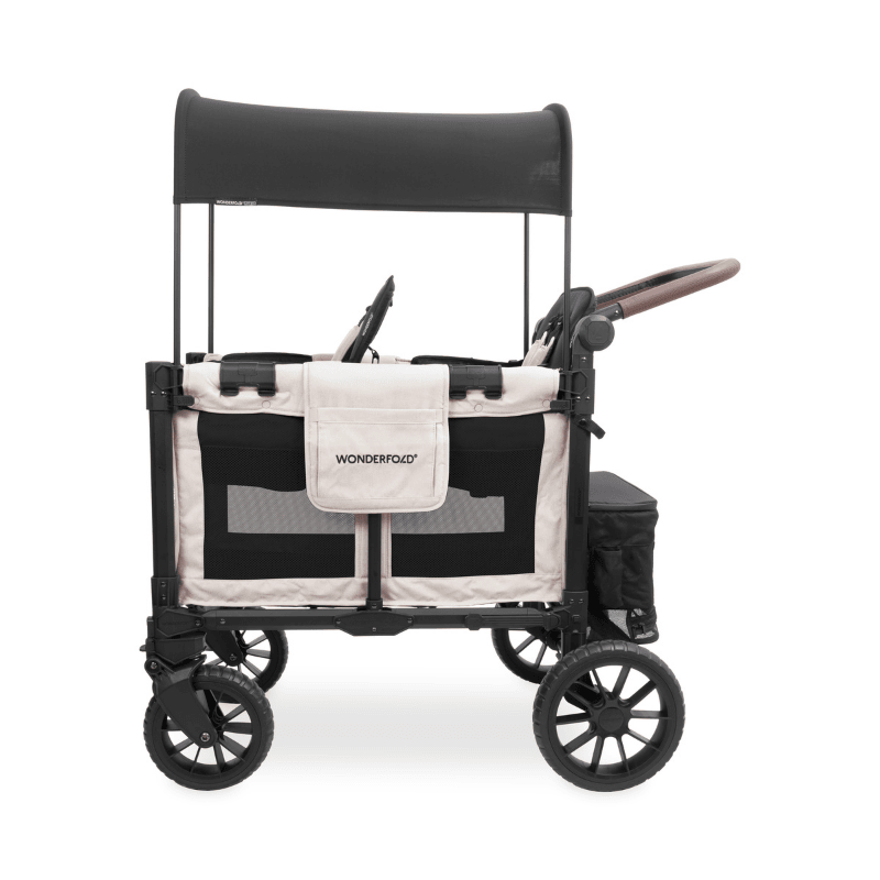 Wonderfold W2 Luxe Pro İkili Bebek Arabası Vagonu // Kum Beji