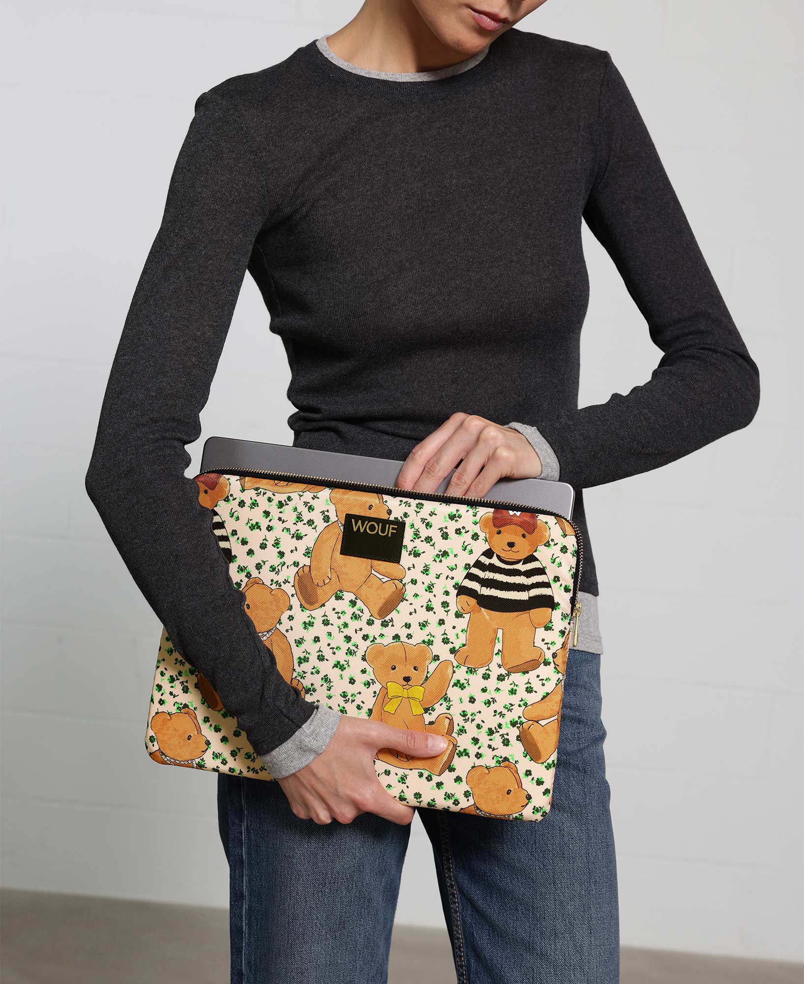 Wouf Laptop Sleeve Kılıf (13-14 inch) // Cute