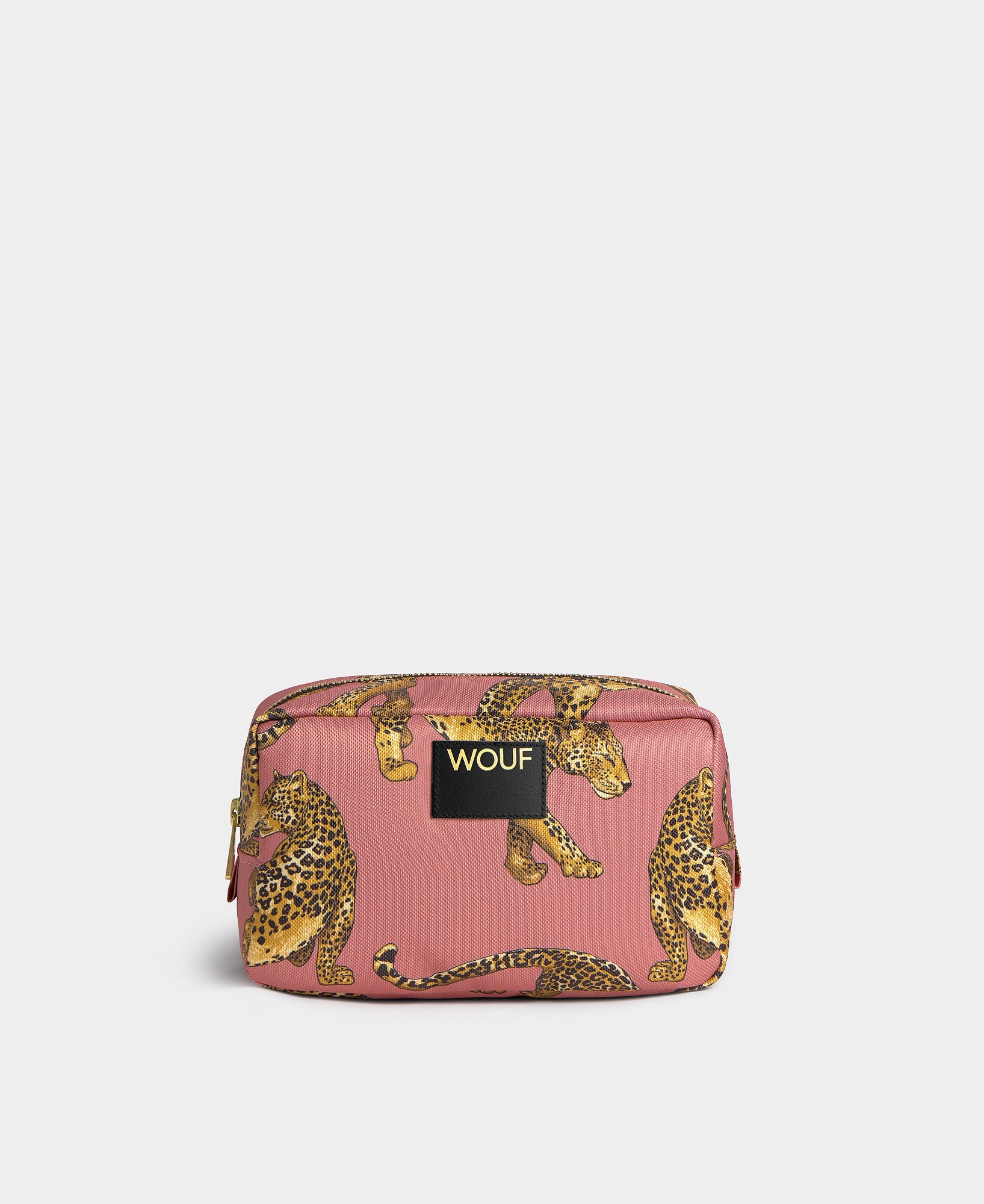 Wouf Toiletry Bag Makyaj &Ccedil;antası // Blush Leopard