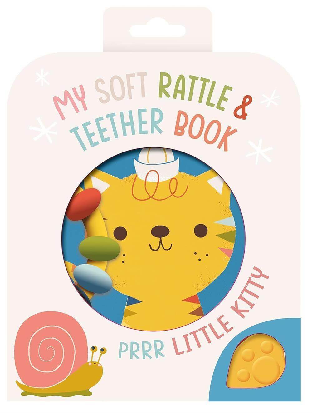 Yoyo Books My Soft Rattle and Teether: Purr! Cat