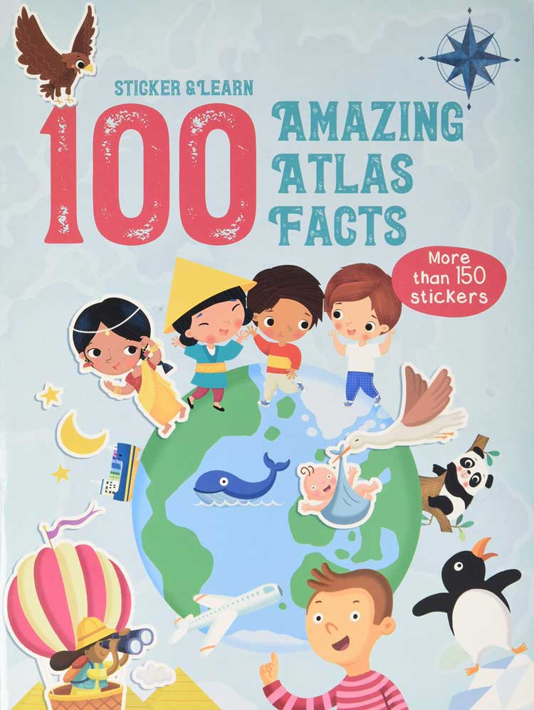 Yoyo 100 Fun Facts to Sticker: Atlas