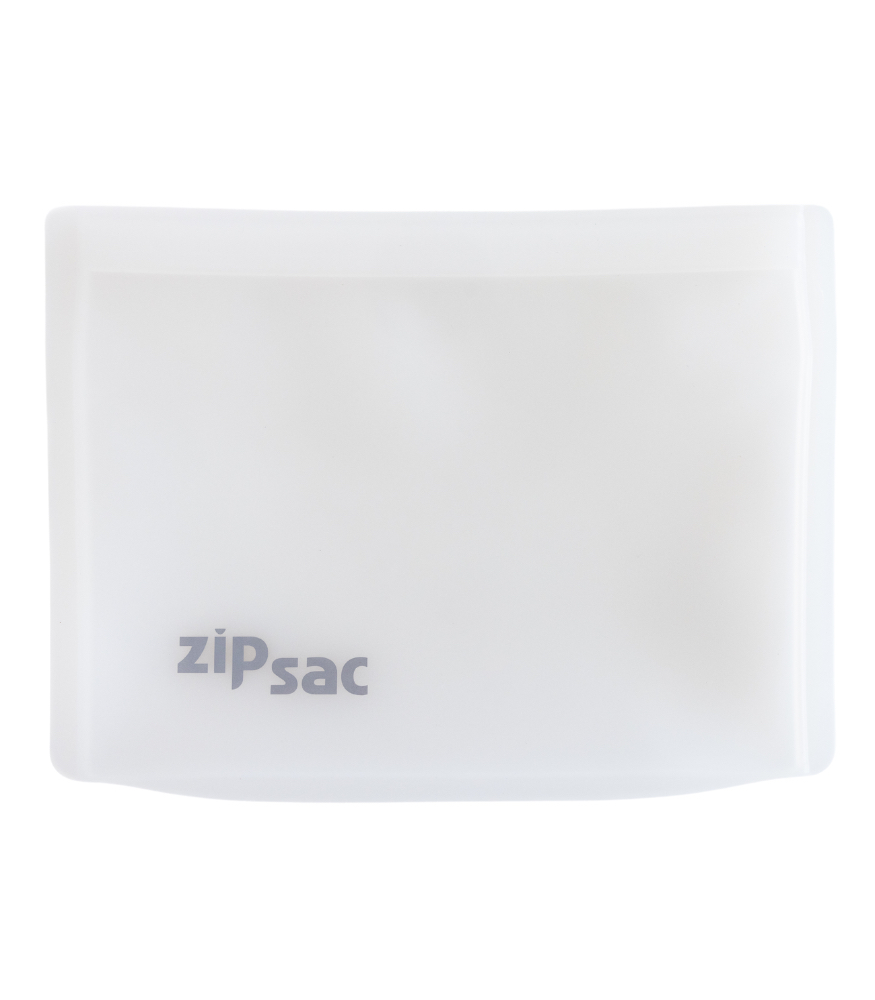 Zipsac Platin Silikon Saklama Kabı (1000 ml) // Beyaz
