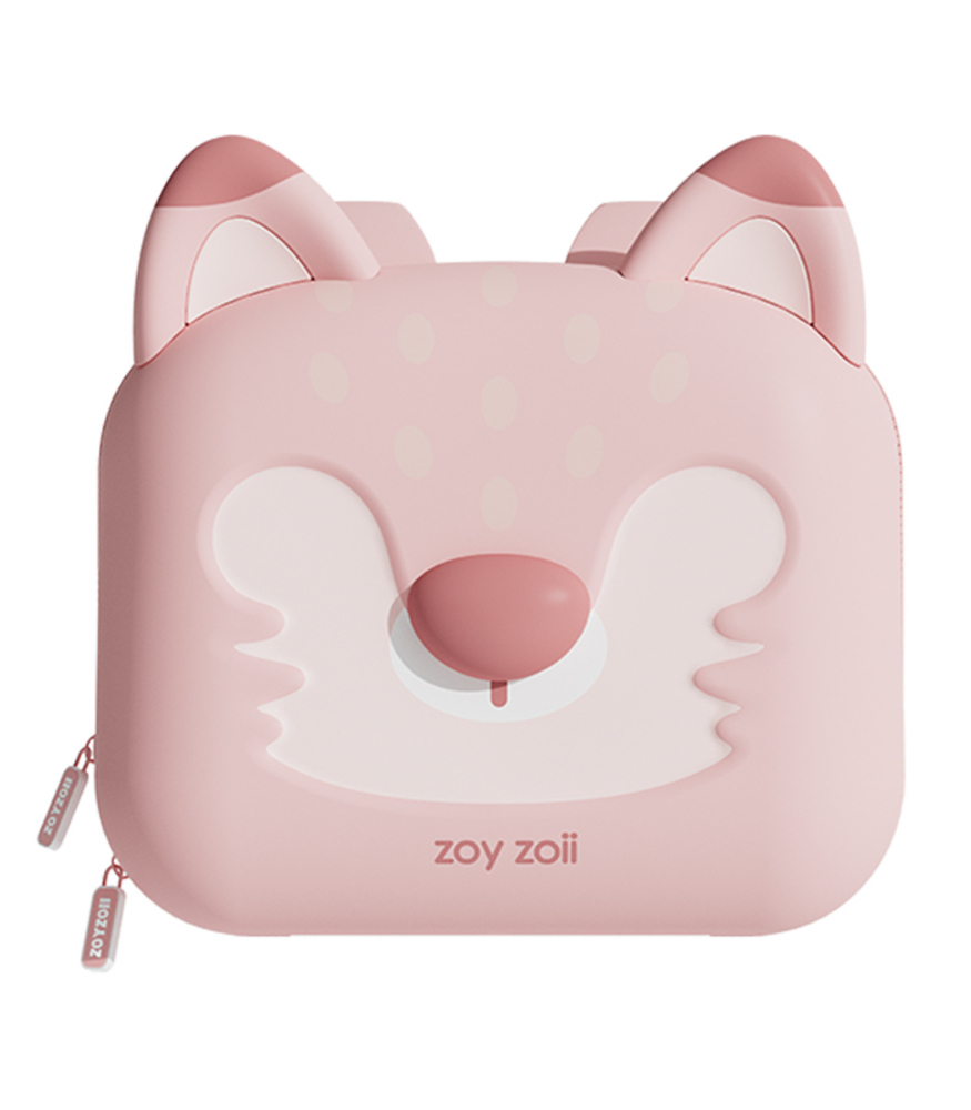 Zoyzoii Animal &Ccedil;ocuk Sırt &Ccedil;antası // Pink Fox